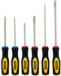STANLEY 60-060, Alloy Steel 4''/6'' Standard 3''/6'' Cabinet Plastic Phillips Set with 6 Pieces Pack