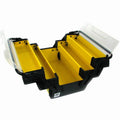 Yellow Deluxe Steel and Plastic 18-inch Tool Box