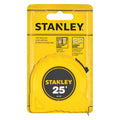 Stanley Power Return Tape Measure, Plastic Case, 1" x 25ft, Yellow