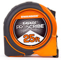 Savage 25-Foot Pro Scribe Magnetic Measuring Tape, Model