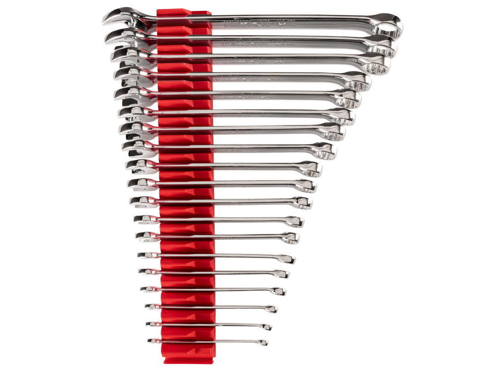 Combination Wrench Set with Modular Wrench Organizer, 19-Piece (6 - 24 mm) |