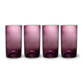 Thyme &amp; Table 20 fl oz Magenta Sphere Drinking Glasses, Set of 4