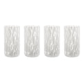 Thyme &amp; Table 20 fl oz White Tortoise Drinking Glasses, Set of 4