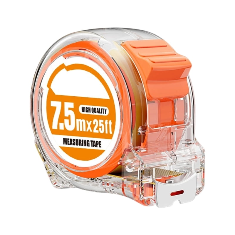 Transparent Tape Measure With Inch Metric Scale Stainless Steel Construction 300/500/750/1000cm Option