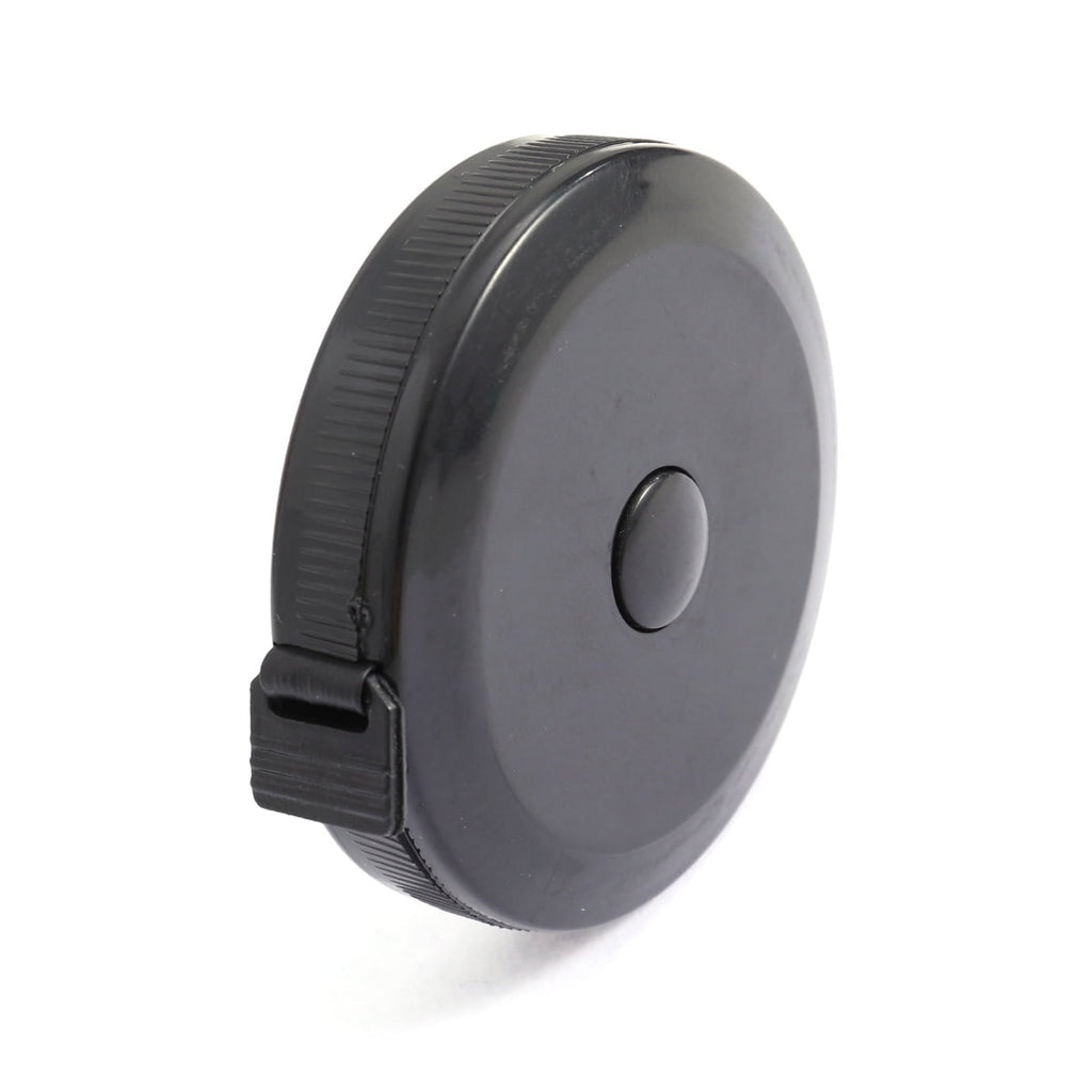 Flexible Clothes Measuring Tape Black PVC for General Users 1Pack
