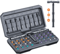 UU&T 42 in 1 Magnetic Screwdriver Set, Multi Bit Ratchet Screwdriver Set with T Handle, Portable Storage Case, DIY Repair Tool Kit for Elect
