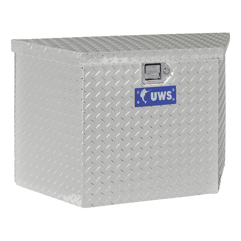 34-Inch Heavy-Wall Aluminum Trailer Tongue Tool Box, RigidCore Lid