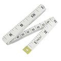 Unique Bargains 60 inch/Metric Tape Measure Tailor Sewing Cloth Ruler White