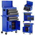 20 inch 5-Drawer Rolling Tool Chest, Sliding Metal Drawer Rolling Tool Storage Cabinet, Removable Toolbox Organizer f...