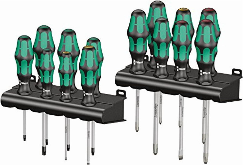 Wera 05105630001 BIG PACK SERIES 300 Screwdriver Set with Racks (14 Piece)