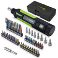 XEIMILE 51Pcs 10-80In-lb Torque Screwdriver,1/4" Drive Wrench Driver Set, Inch Pound Torque Screwdriver with S2 Bits, Extension Bar for Main