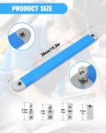 Offset Extension Wrench Set with 1/2" 1/4" 3/8" Square Drive Adapters, Impact Ready Gear Driven Tight Reach Extension...