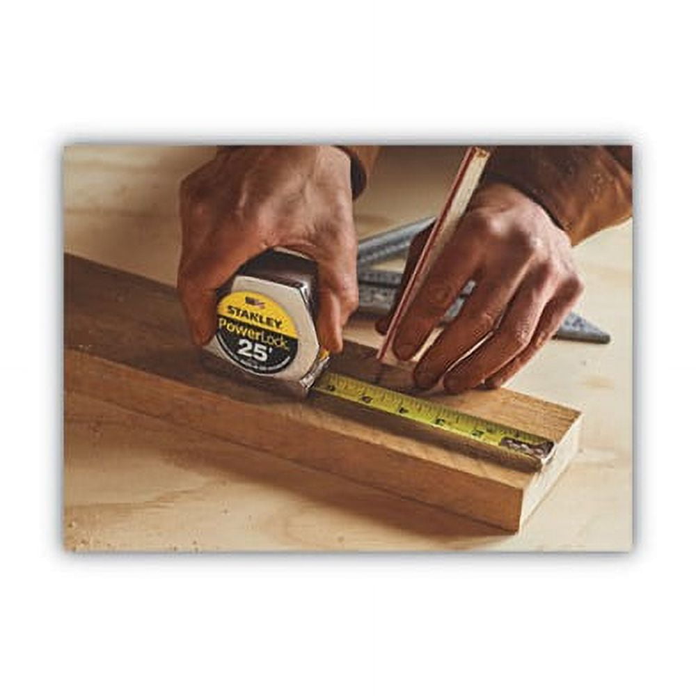 Powerlock Ii Power Return Rule, 1" X 25ft, Chrome/yellow - Image 2