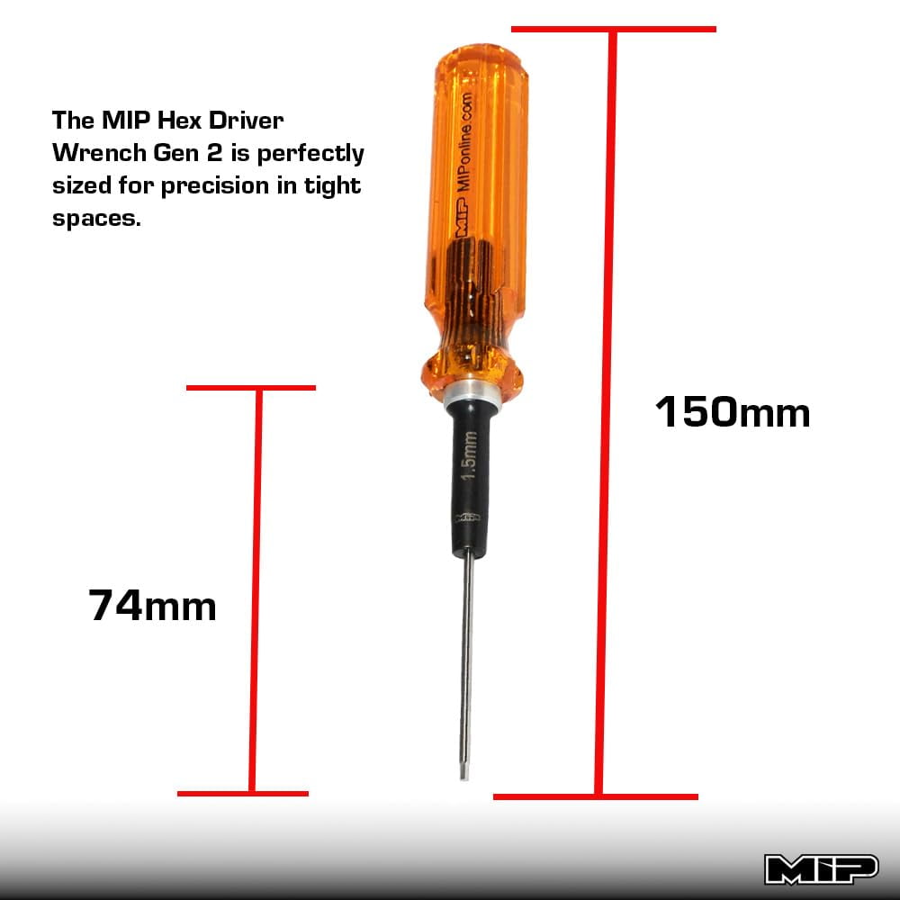 MIP 9602 Hex Driver Wrench Set Gen 2 Metric 3 1.5mm 2.0mm & 2.5mm - Image 6
