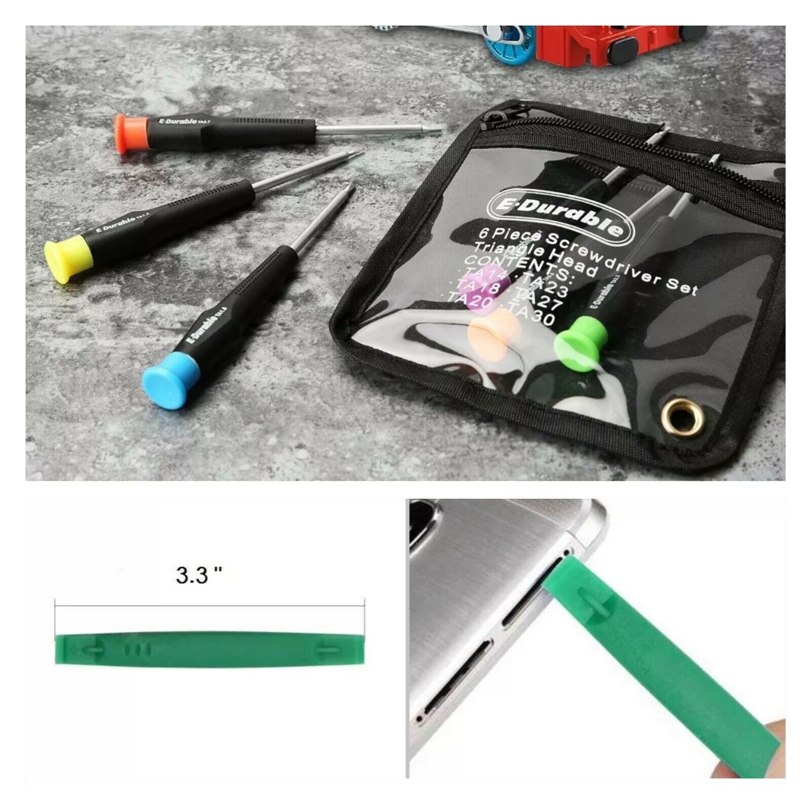 Full Triangle Head Screwdriver Set For Electronics Toys Security Screws Happy Brio Trains, TA14 TA18 TA20 TA23 TA27 TA30 - Image 5