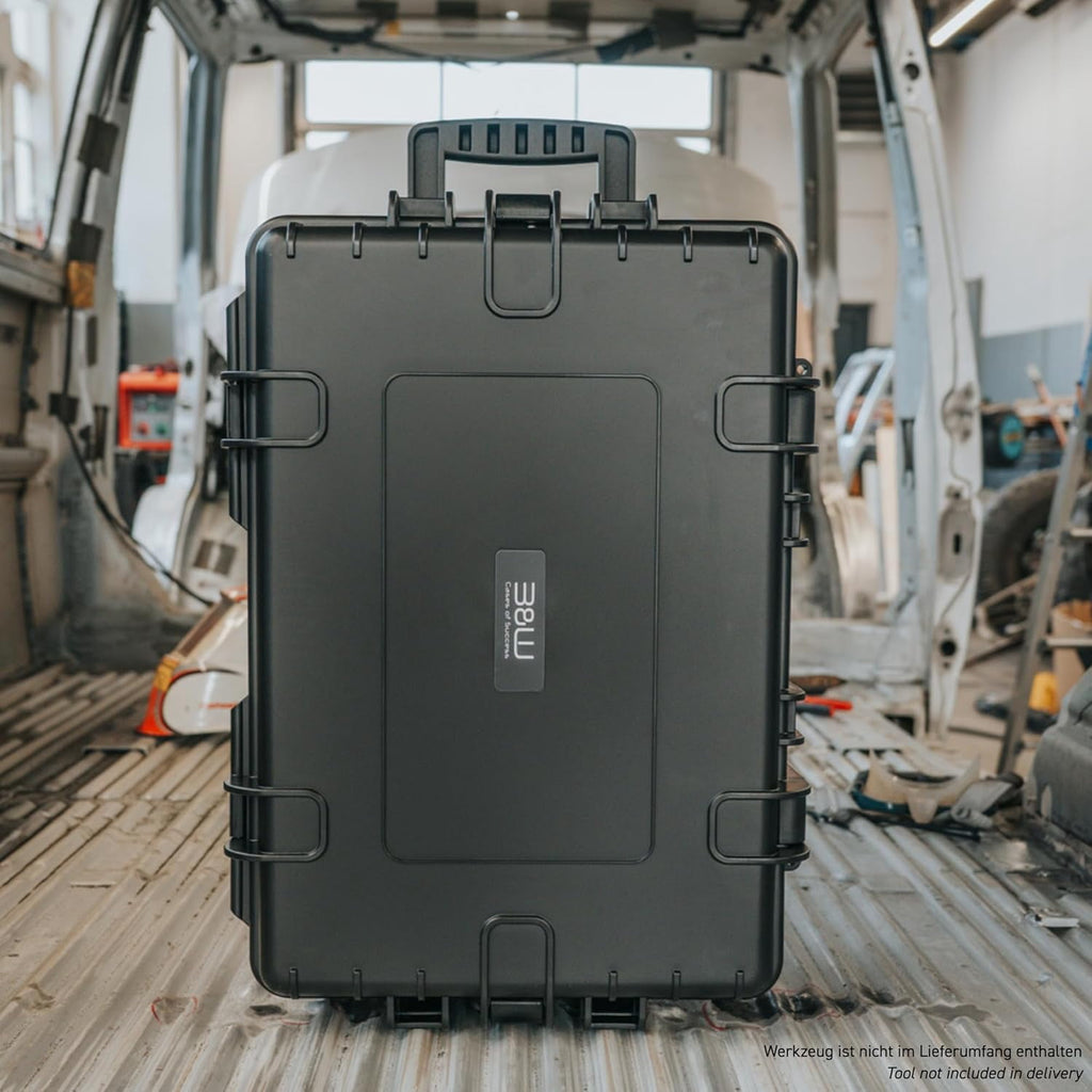 B&W International Jumbo 6700 Outdoor Tool Case with Pocket Tool Boards, Black - Image 2