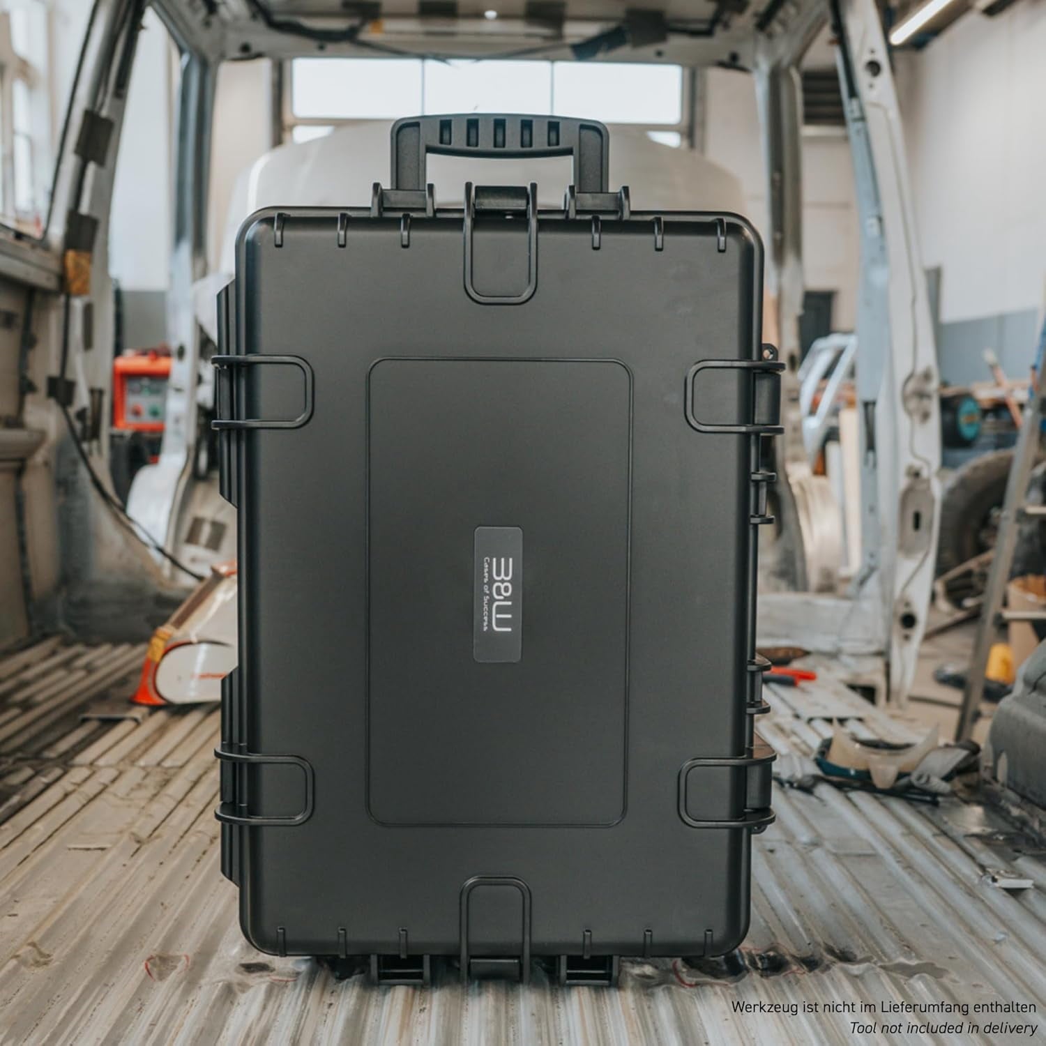 B&W International Jumbo 6700 Outdoor Tool Case with Pocket Tool Boards, Black - Image 2