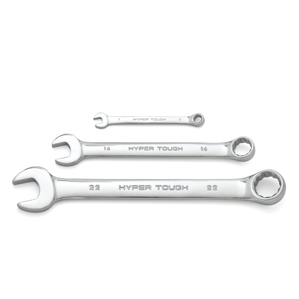 Hyper Tough 16-Piece Metric Combination Wrench Tool Set, Hand Tools - Image 4