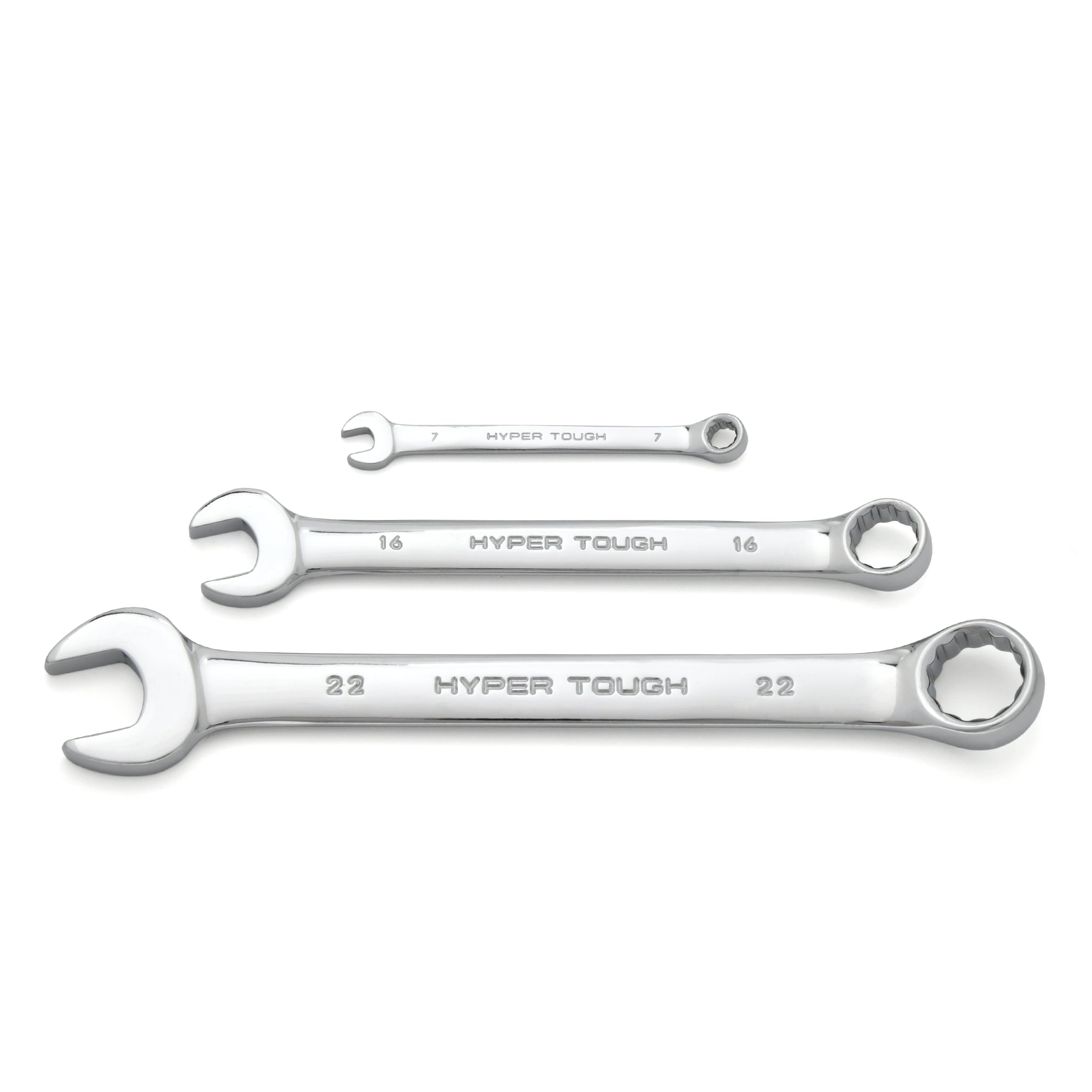 Hyper Tough 16-Piece Metric Combination Wrench Tool Set, Hand Tools - Image 4