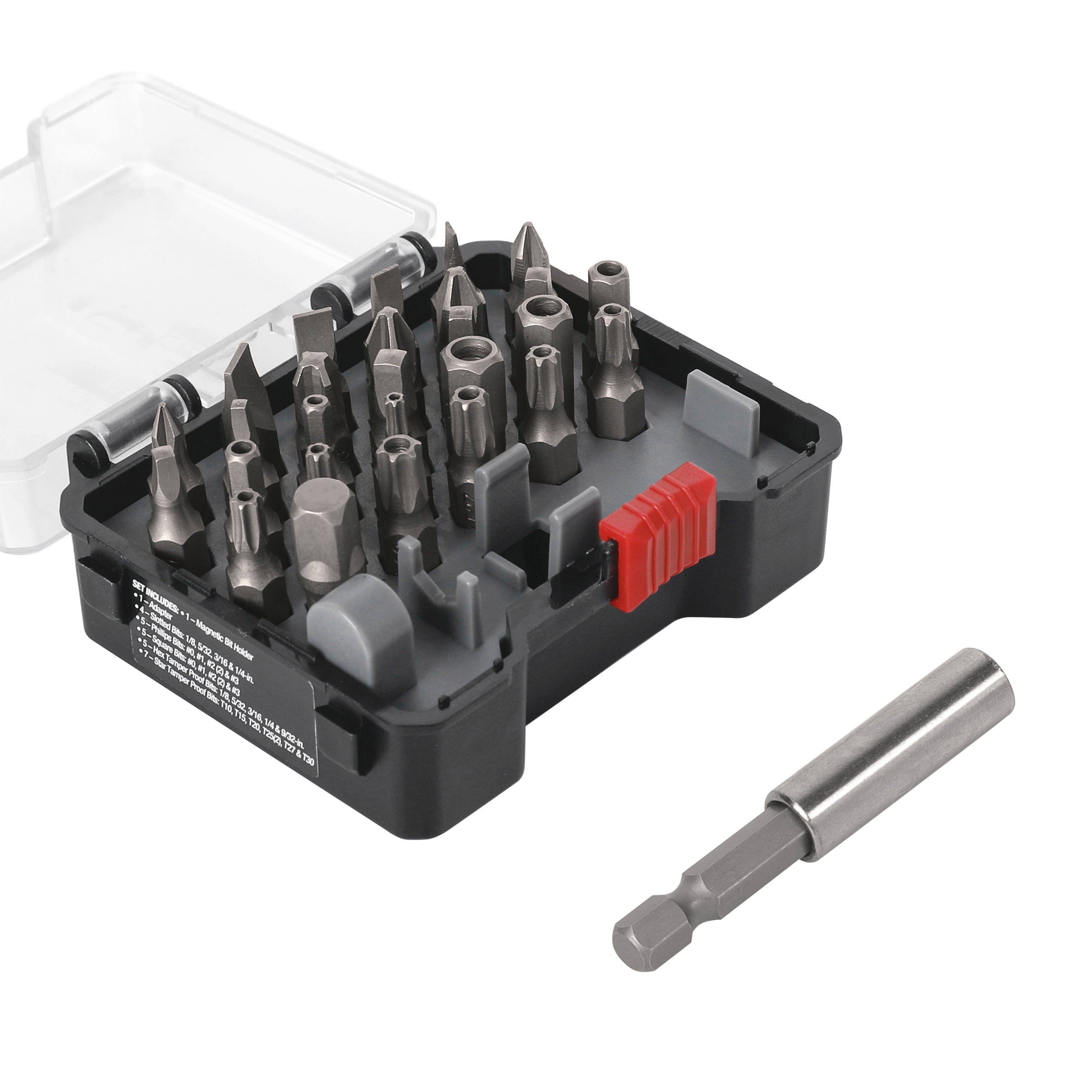 28-Piece Security and Screwdriver Bit Set in Case - Image 4