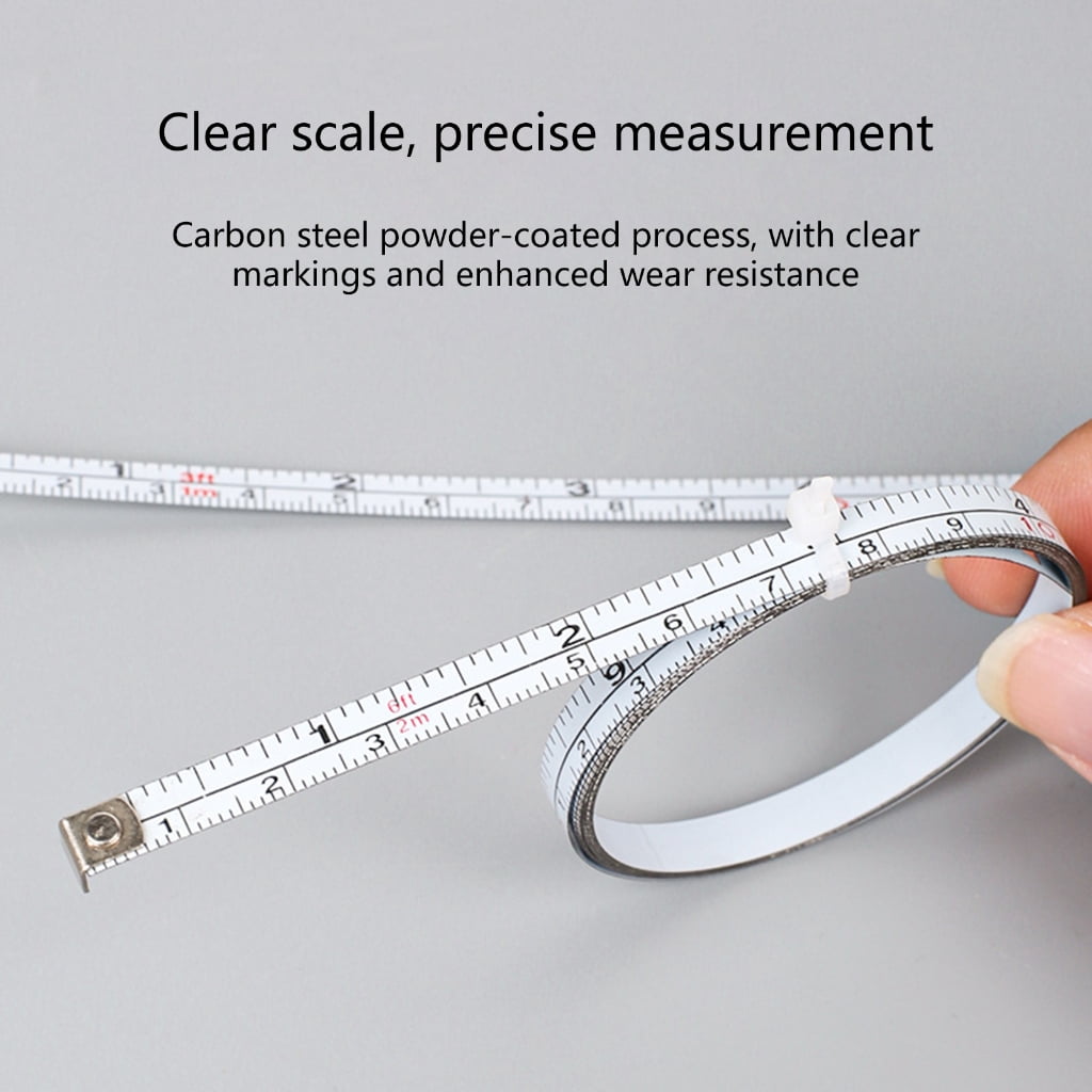 Accuracy Measuring Tape with Double Metric & Royal Scale Strong Carbon Steel Not Corrosion for Accurate Result - Image 3