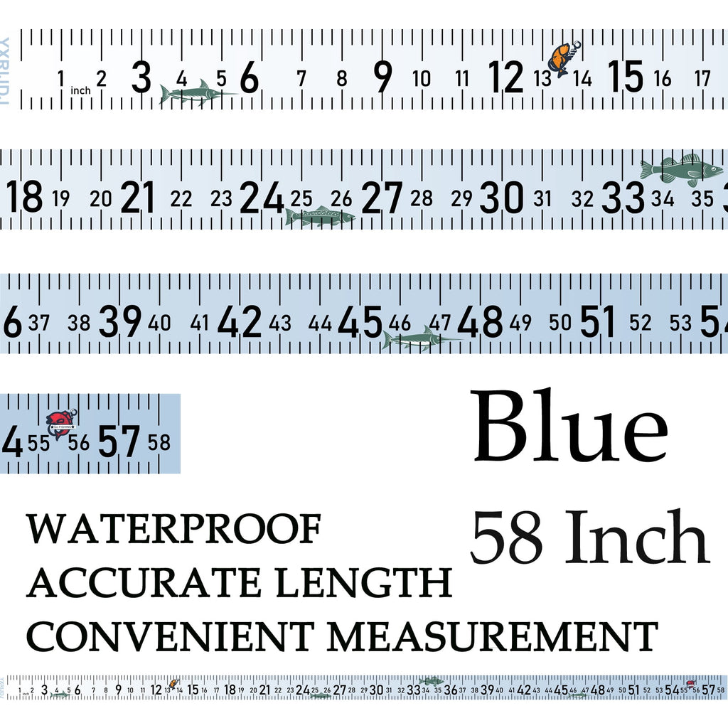 for Boat 58" Self-Adhesive Measuring Sticker Waterproof Self Adhesive Measuring Tape ing Decal for ing Rod Workbench - Image 2