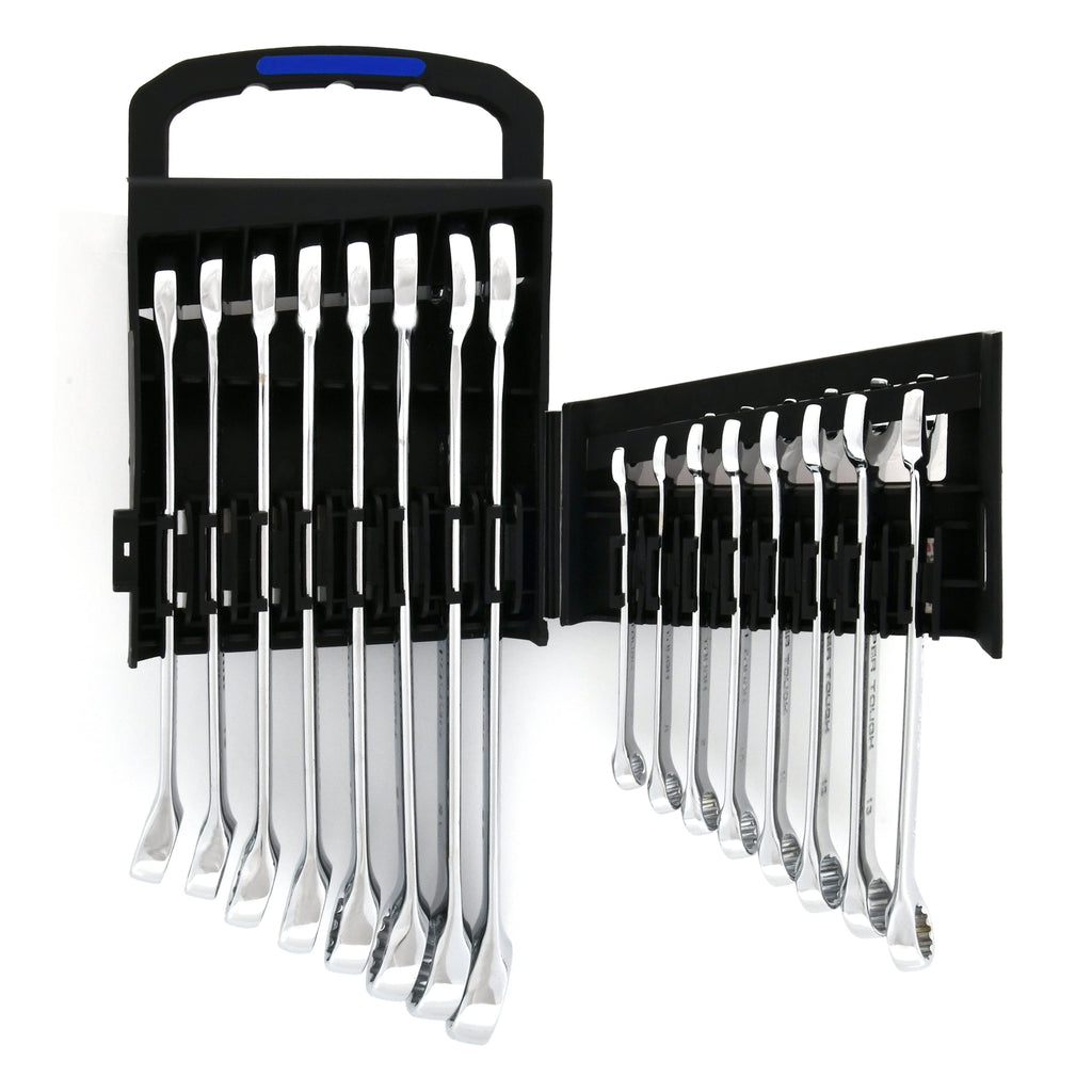 Hyper Tough 16-Piece Metric Combination Wrench Tool Set, Hand Tools - Image 3