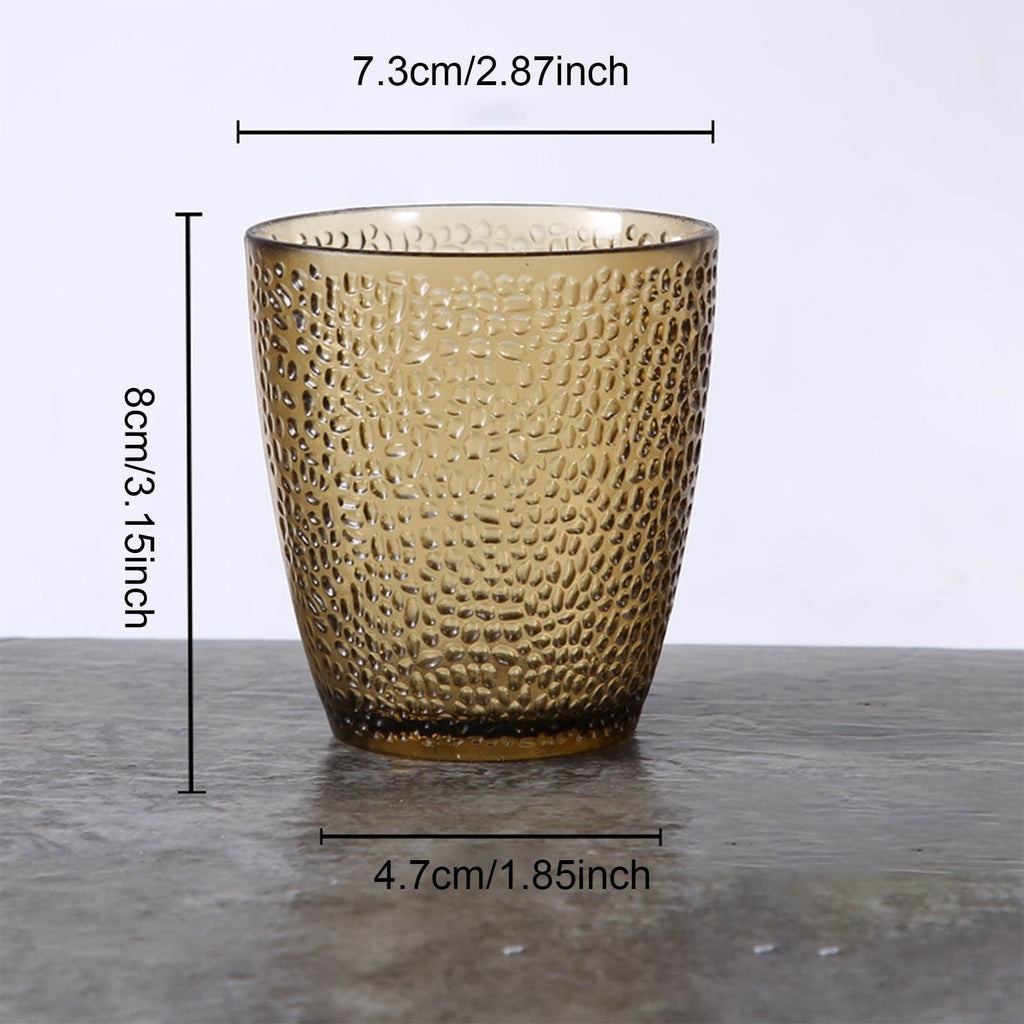 7oz Acrylic Drinking Glasses, 4Pcs Tumblers Drinkware Unbreakable Water Glasses Cups &amp; for Home Outdoors Restaurant, Emerald