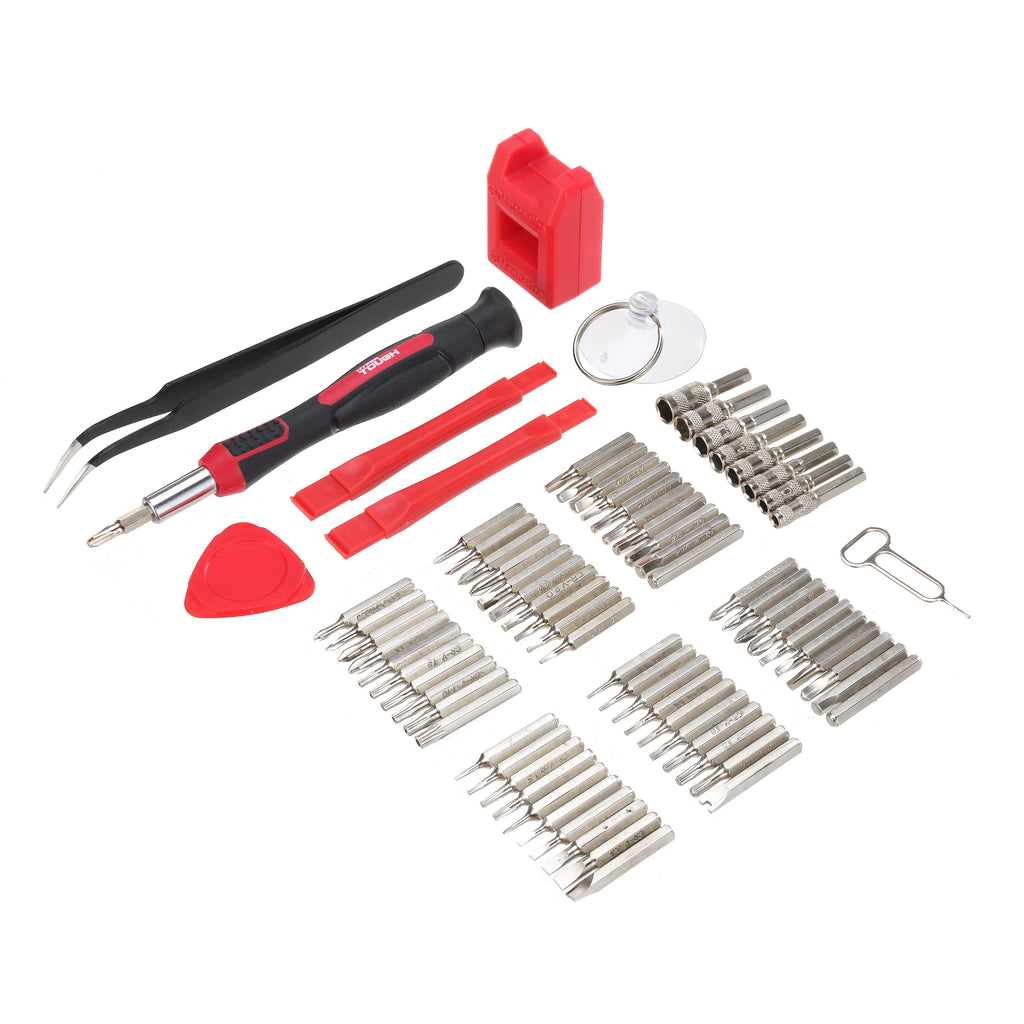 77 Piece Precision Tool Kit with Magnetic Screwdriver, Standard Size Bits, and Case, New Condition - Image 5