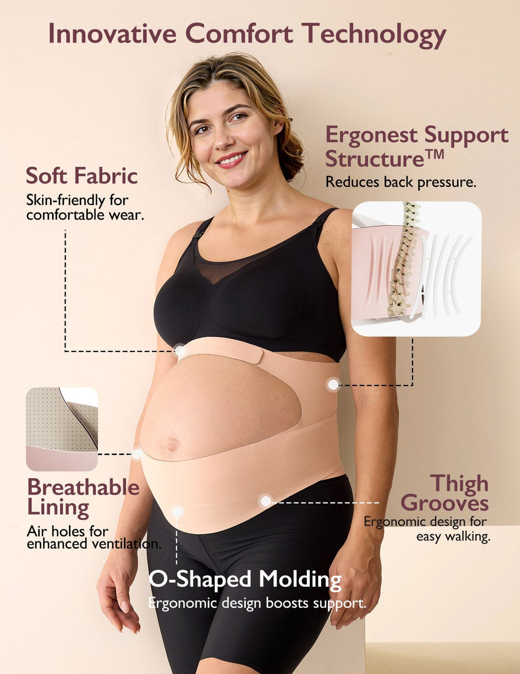 Postpartum Recovery Bundle: Ergonest Belly Band and Postpartum Petite Belly Band