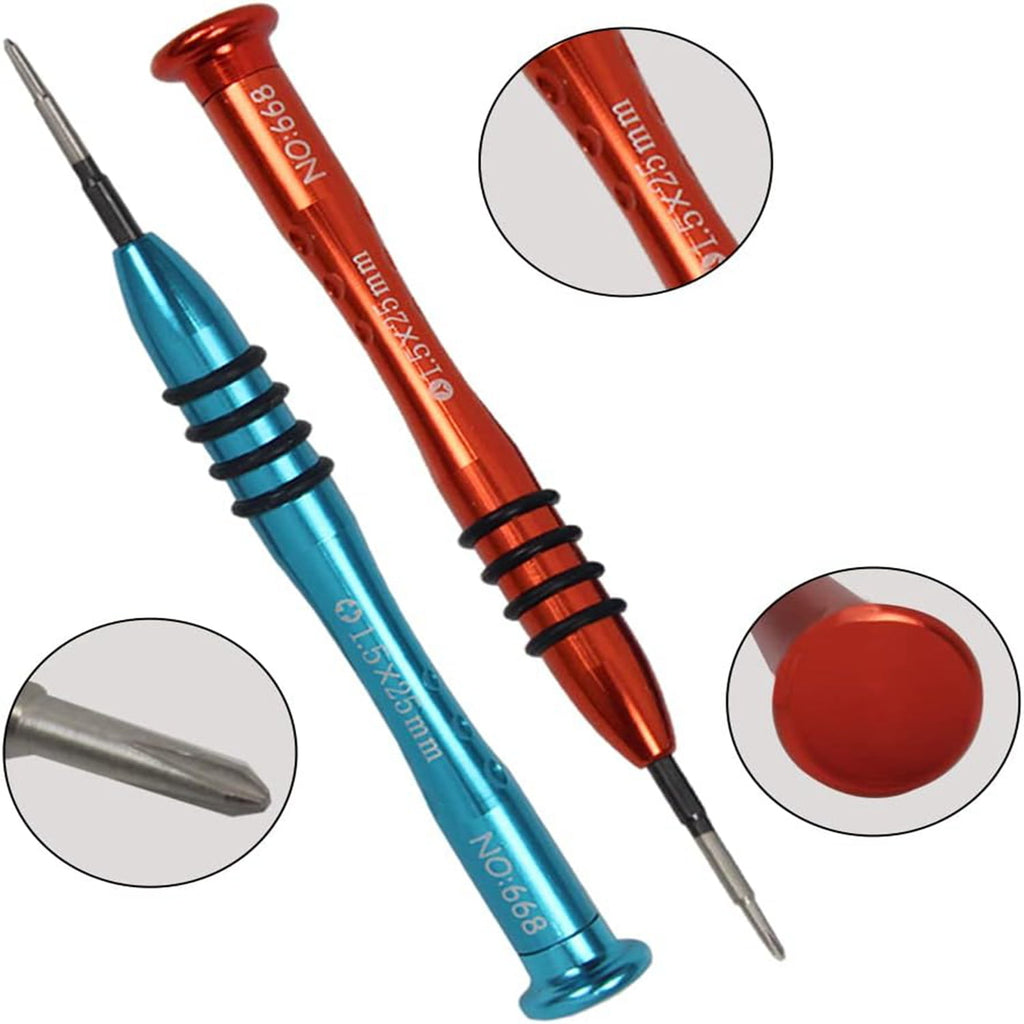 11Pcs Repair Kit for Switch, Screwdriver Set Magnetic (Y1.5&PH000) for Video Game Controller, Opening Pry Tool Kit Compatible for PS4/PS5/Xb - Image 3