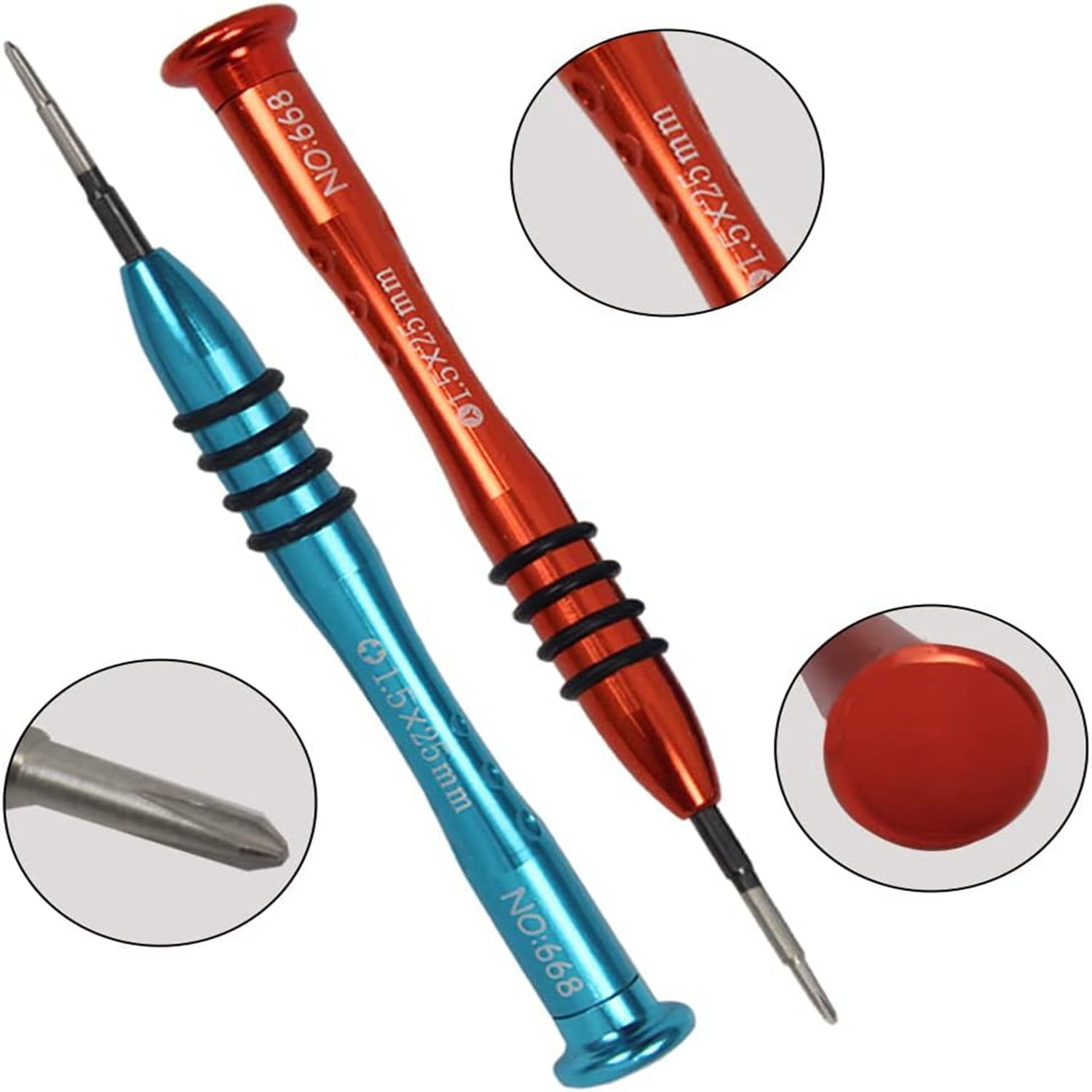 11Pcs Repair Kit for Switch, Screwdriver Set Magnetic (Y1.5&PH000) for Video Game Controller, Opening Pry Tool Kit Compatible for PS4/PS5/Xb - Image 3