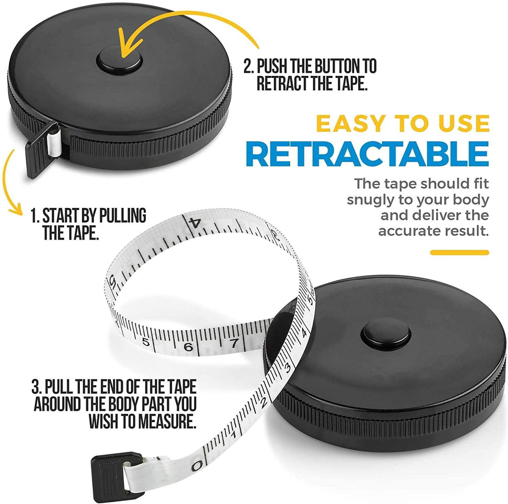 Tape Measure Body Measuring Tape Adult 60 in, 2 Pack - Image 6