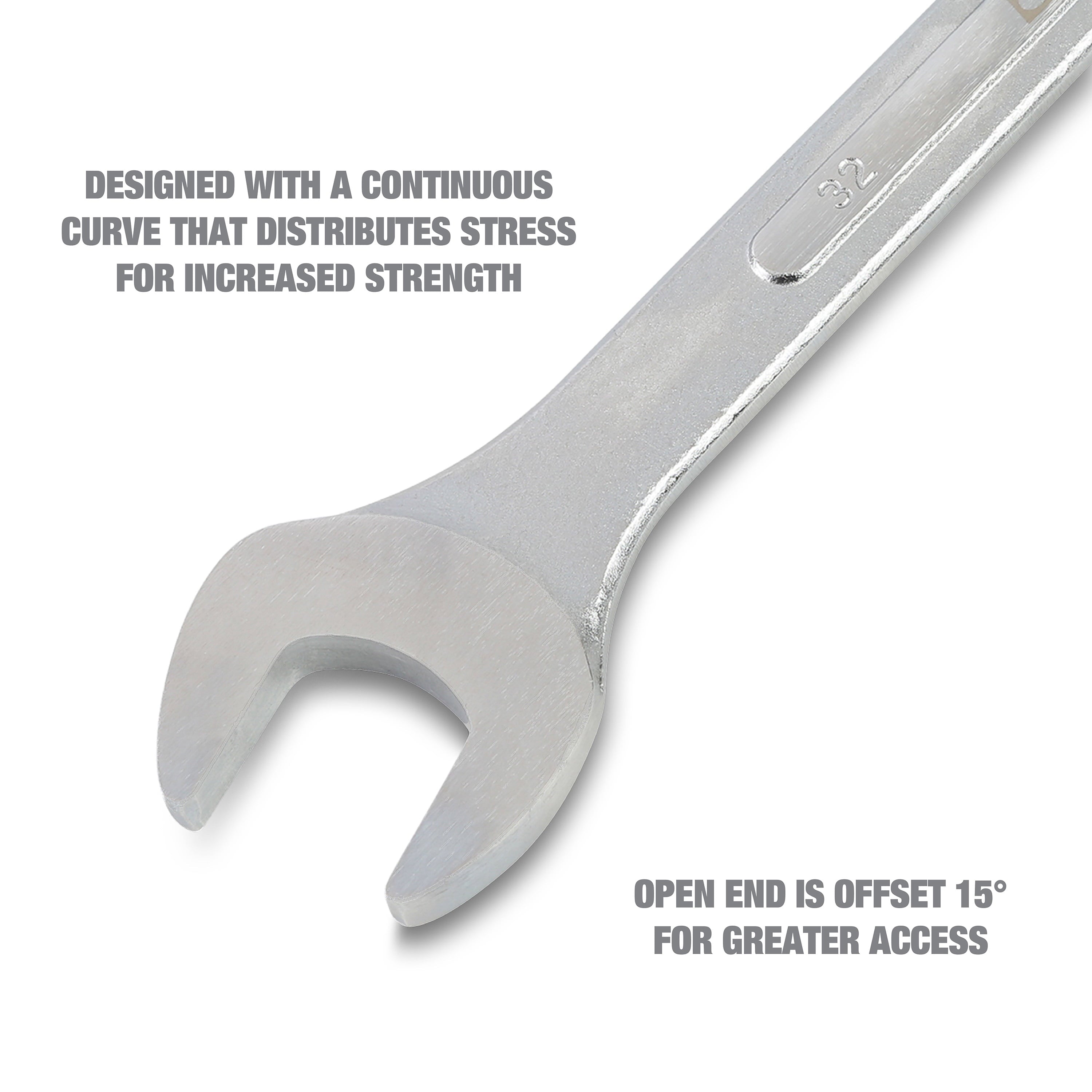 8 Piece Jumbo Combination Wrench Set (21 mm - 32 mm) - Image 2