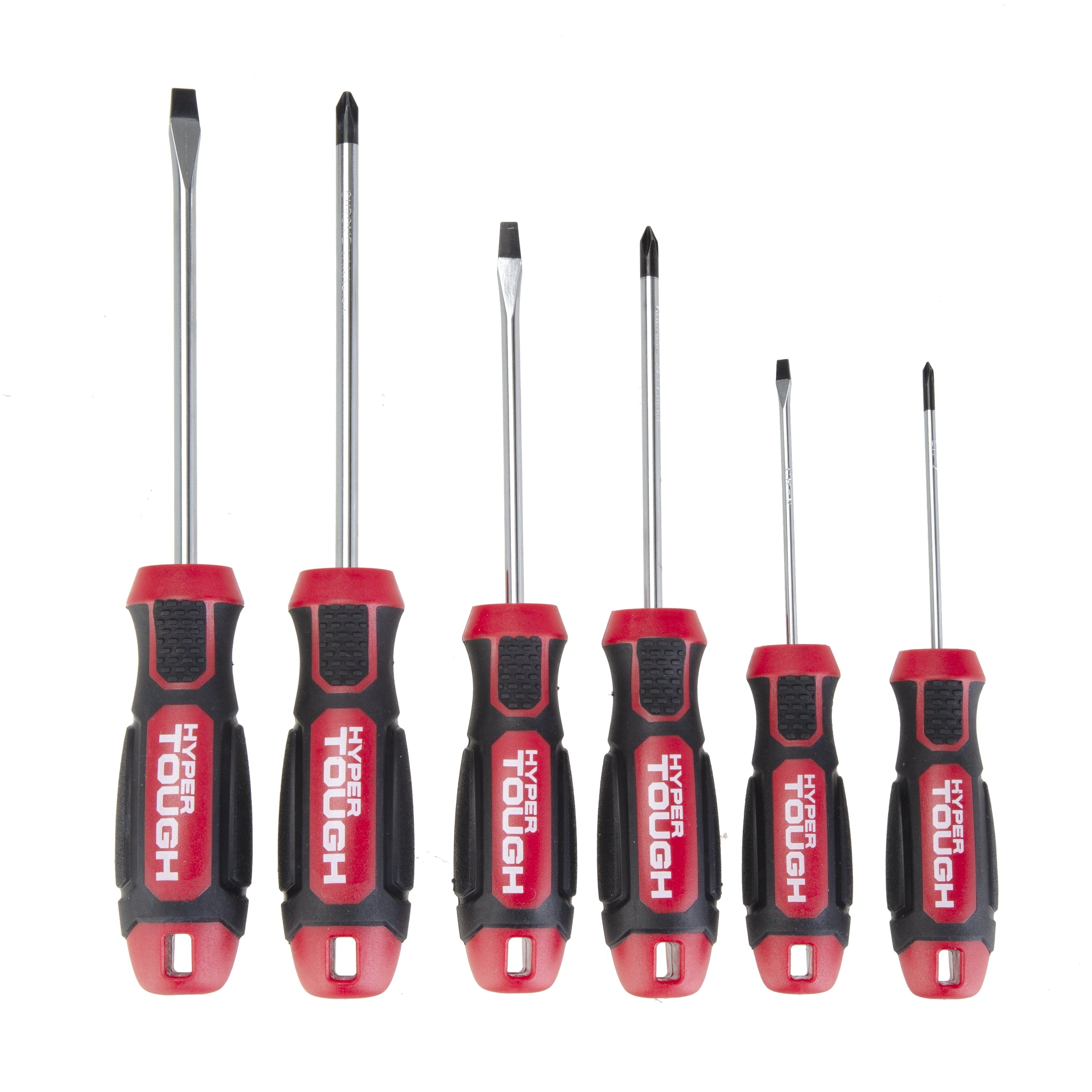 Hyper Tough 6 pc Screwdriver Set - Image 3
