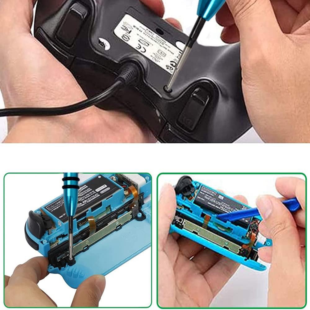11Pcs Repair Kit for Switch, Screwdriver Set Magnetic (Y1.5&PH000) for Video Game Controller, Opening Pry Tool Kit Compatible for PS4/PS5/Xb - Image 5