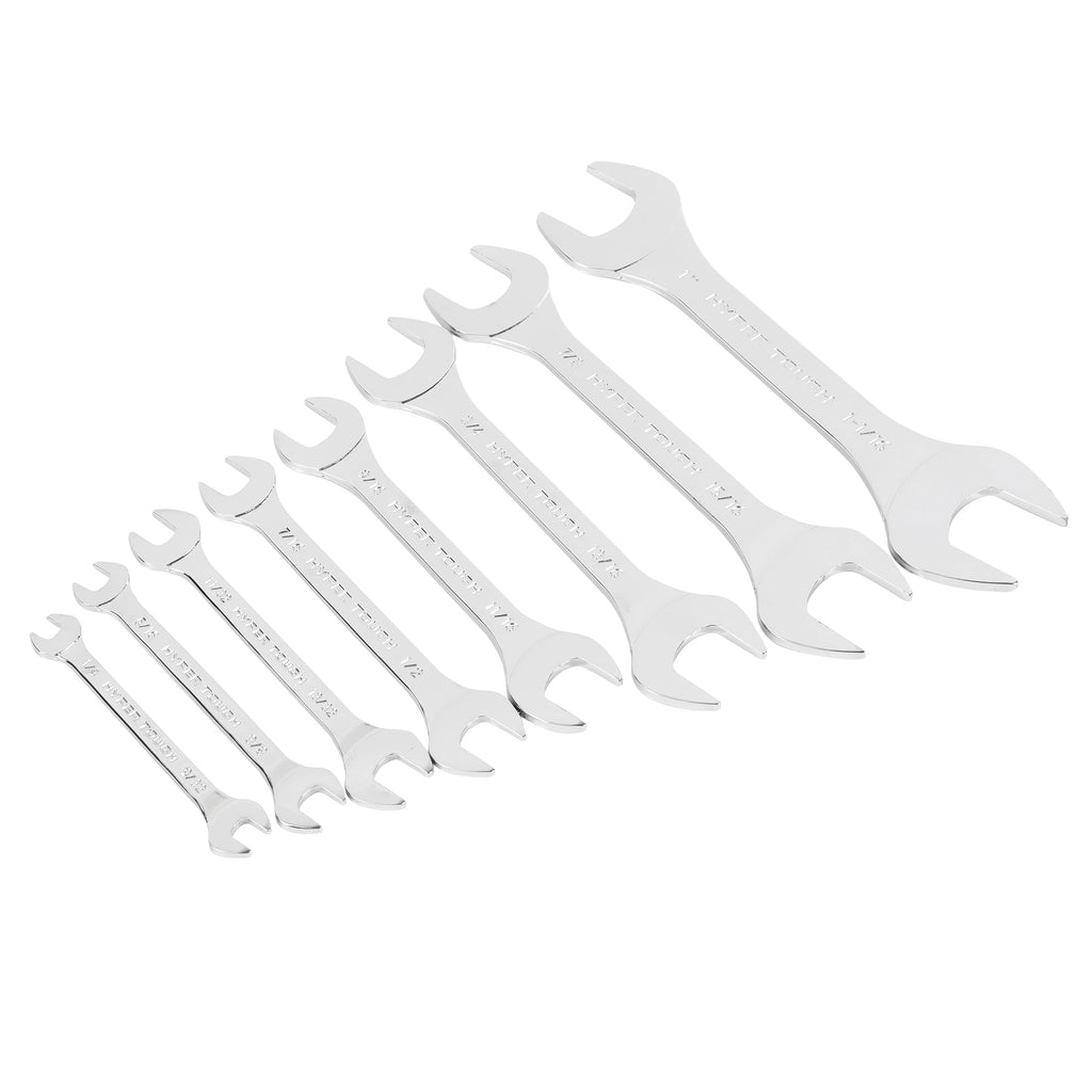 8-Piece Thin Open-End Wrench Set with Organization Pouch (SAE) - Image 4