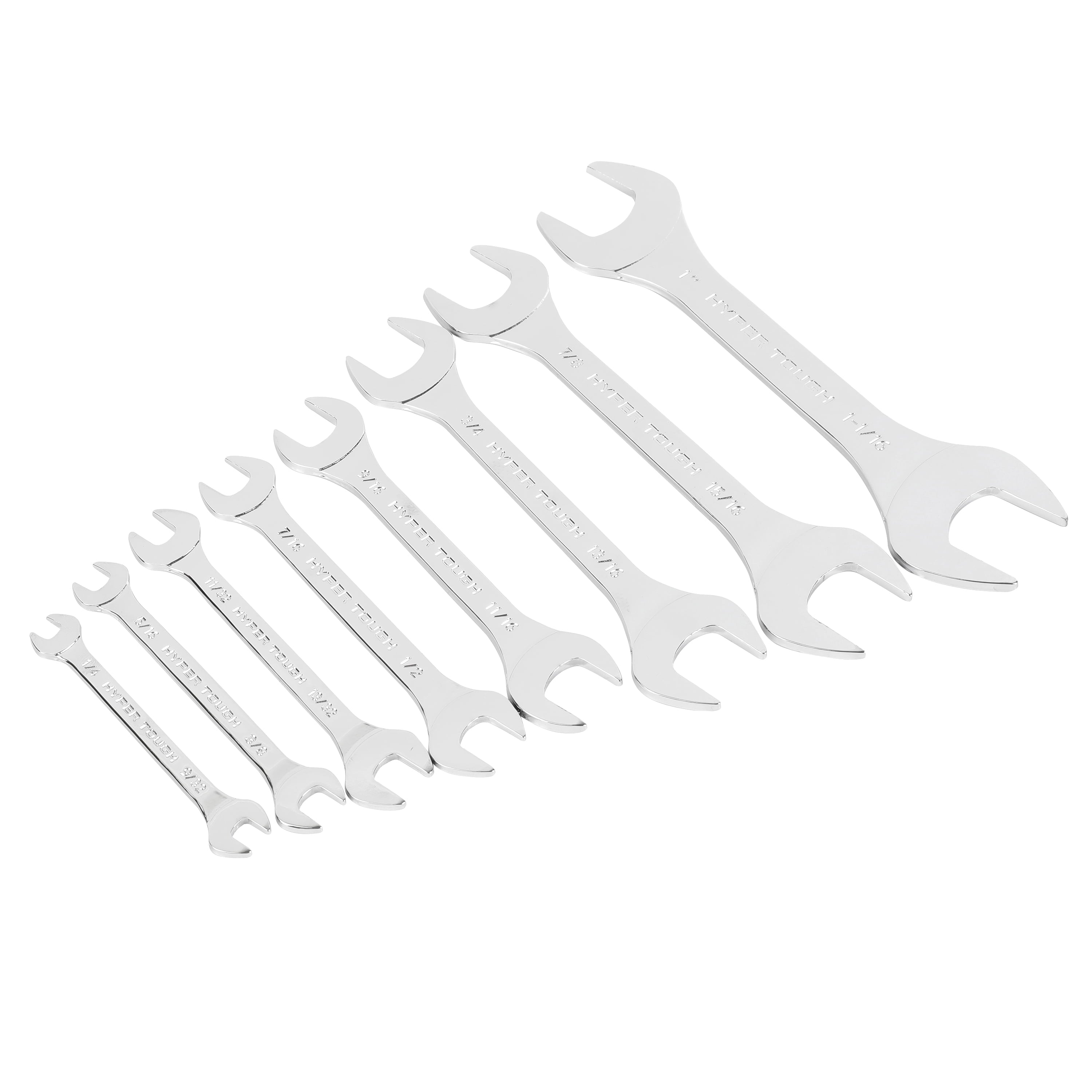 8-Piece Thin Open-End Wrench Set with Organization Pouch (SAE) - Image 4