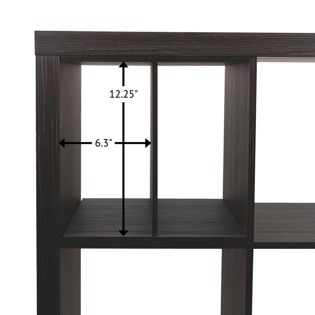 Better Homes &amp; Gardens H Shelf Insert for Cube Organizers, Tobacco Oak