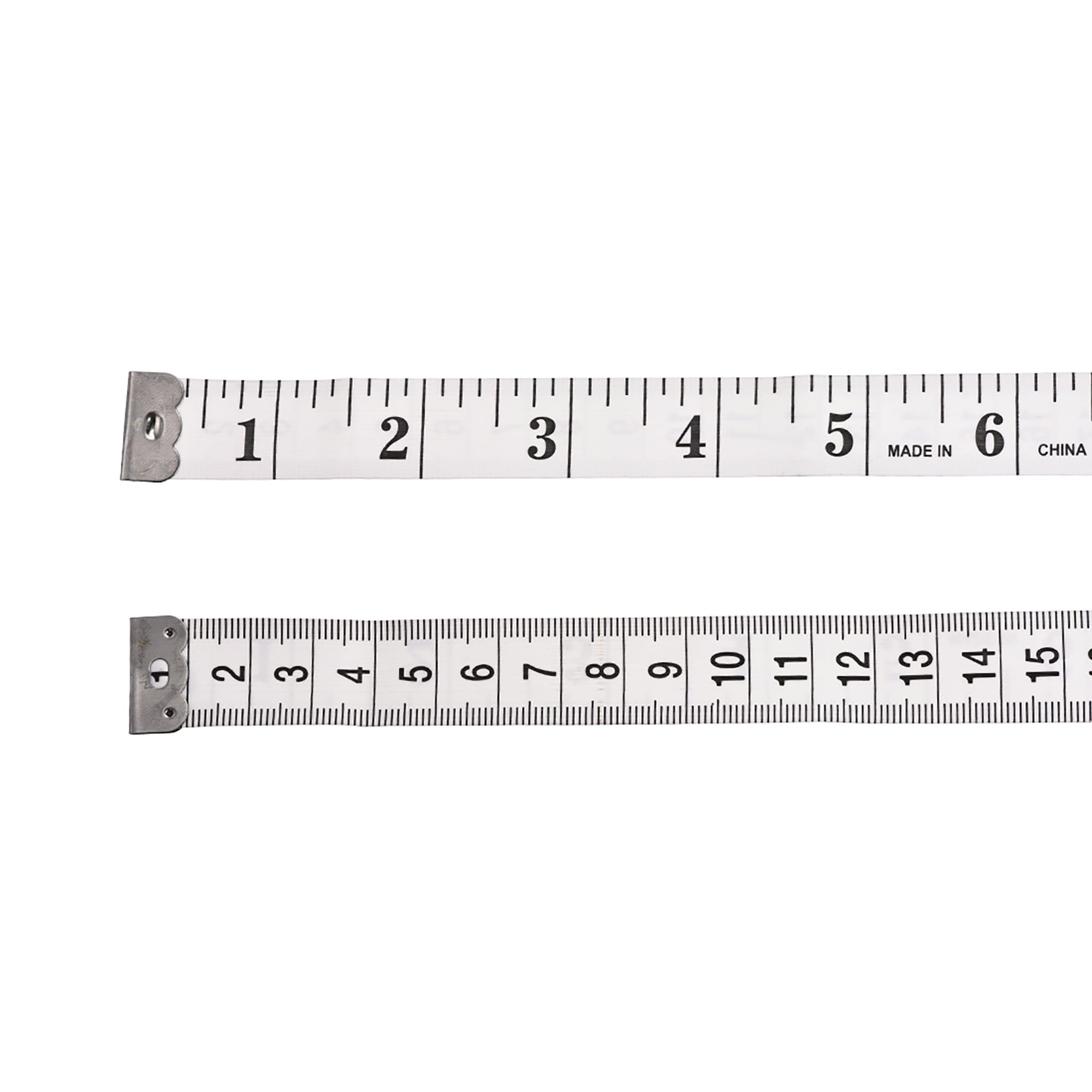 Uxcell Cloth Tape Measure for Body 120 inch Metric Inch Measuring Tape Soft Dual Sided for Tailor Sewing White - Image 4
