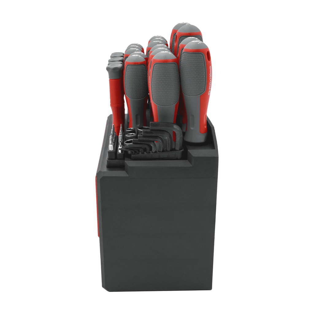 INTERTOOL 114-Piece Magnetic Screwdriver Set with Organizer VT08-3372 - Image 6