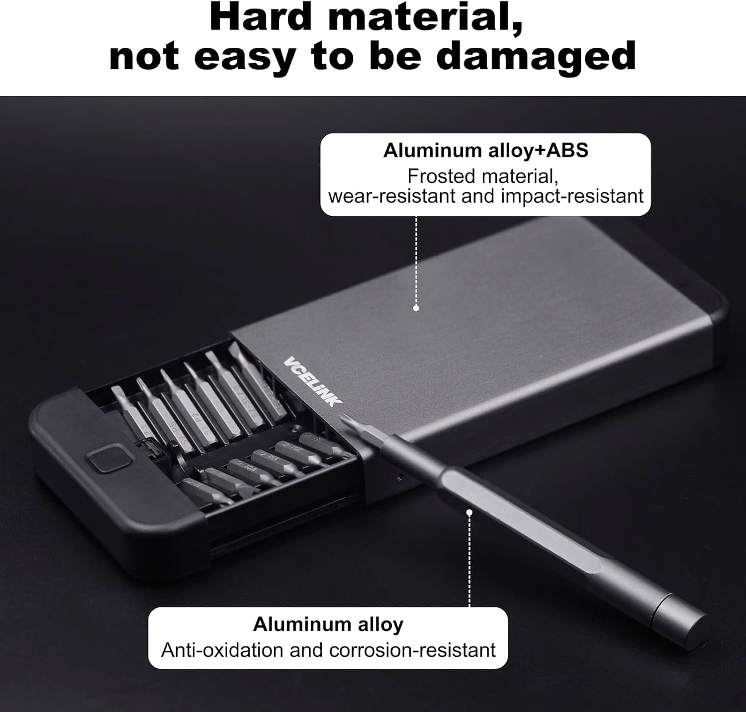 25 in 1 Small Precision Magnetic S2 Steel Screwdriver Set for Electronics - Image 3