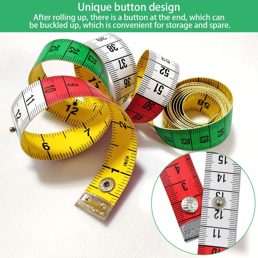 Measuring Tape Soft Tape Measure Dual Sided Body Measuring Ruler Sewing Cloth Tailor Tape Fabric Tape Measure Dressma... - Image 6
