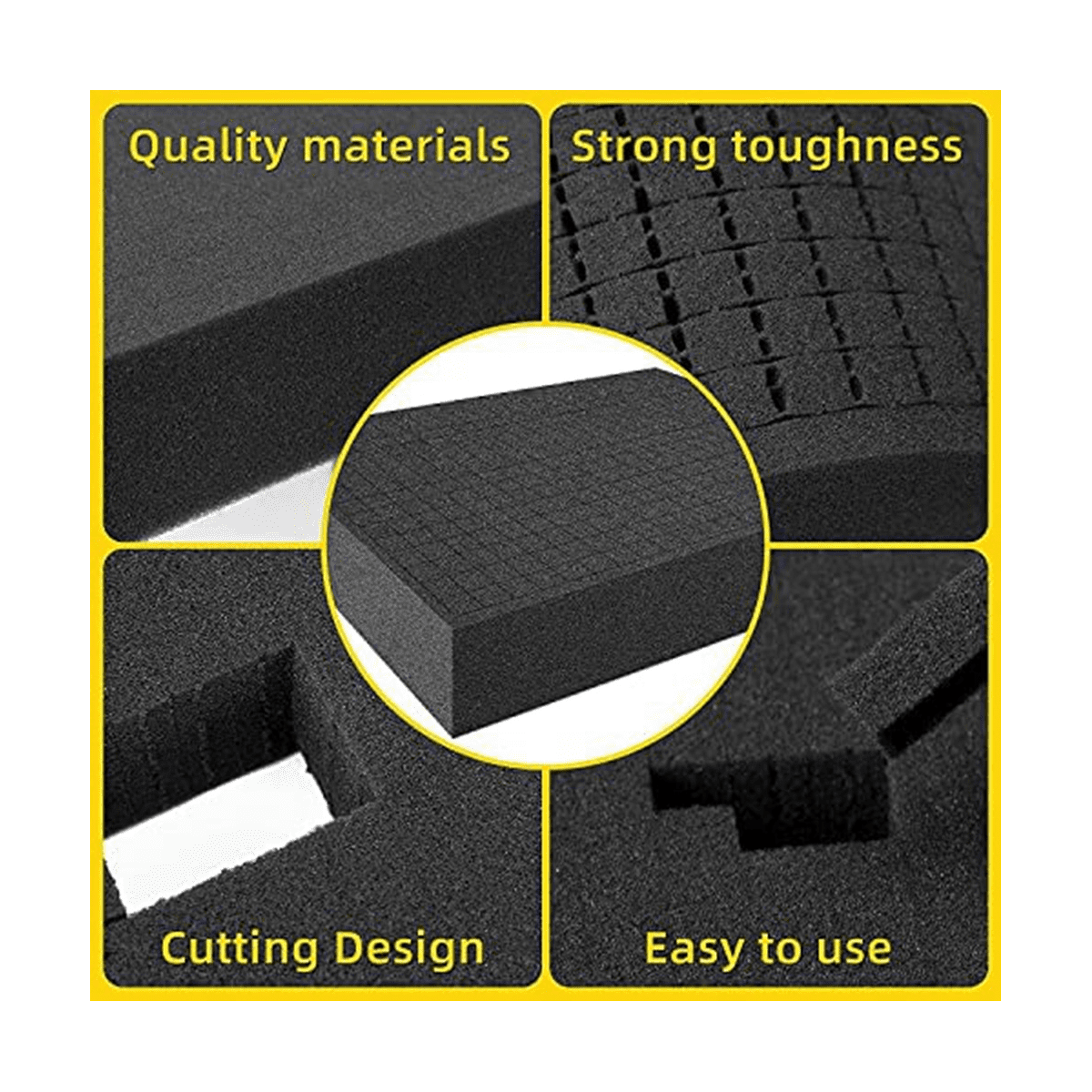 2 Pieces 300x300x50mm/2 Pieces 300x300x10mm, Tool Box Camera Case , Case Insert,Tool - Image 6