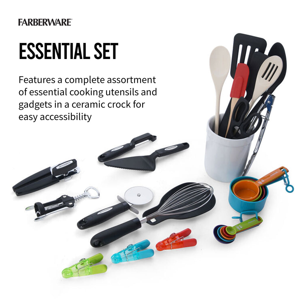 28-Piece Kitchen Utensil &amp; Gadget Set, Multicolor