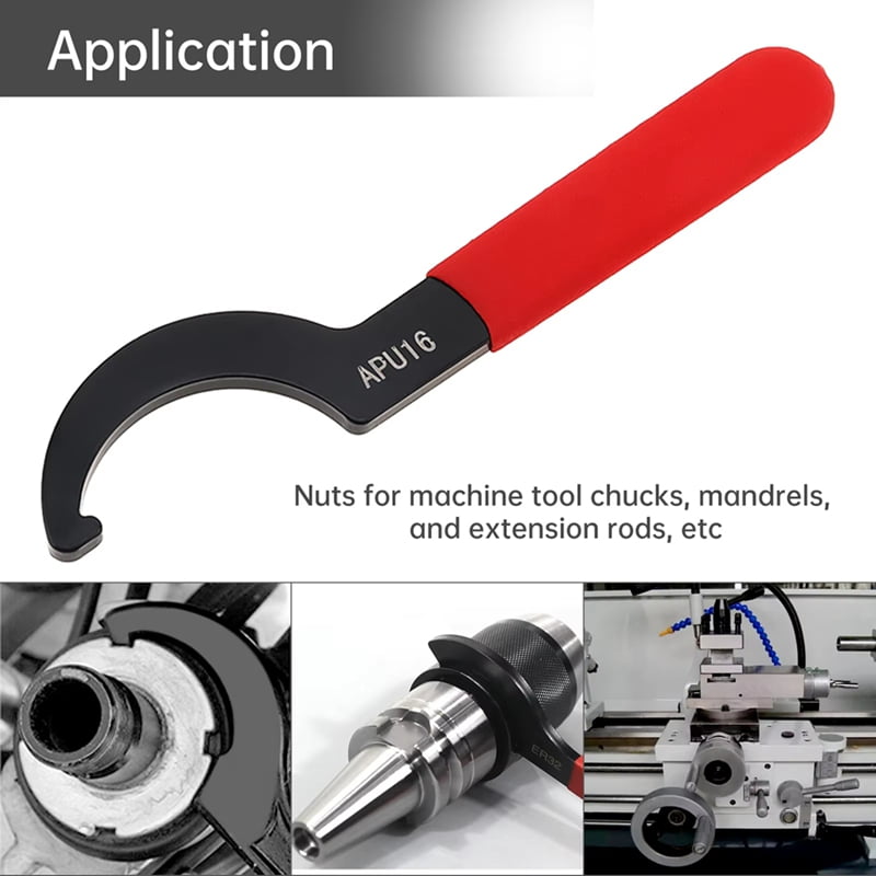 6pcs over Spanner Wrench Set for Suspension System Heavy Duty Adjustable Shock Wrench - Image 4