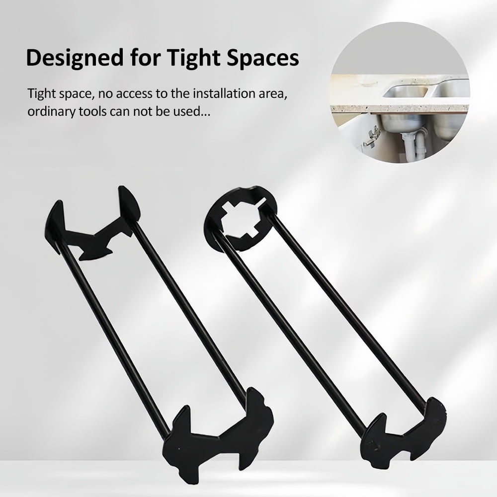 Wrench Sink Wrench Under Sink Tool Universal Wrench Set Under Wrench Faucet B - Image 3