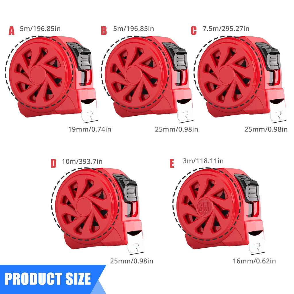 Professional Tape Measure Heavy Duty Measuring Tape Featuring enhances Durability Suitable for Builders & Designers - Image 3