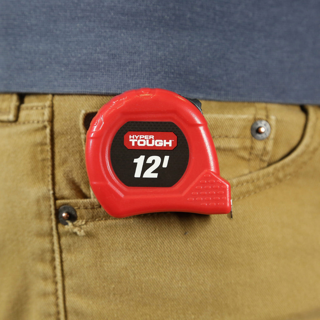(4 pack) Hyper Tough 12 Foot Tape Measure - Image 6
