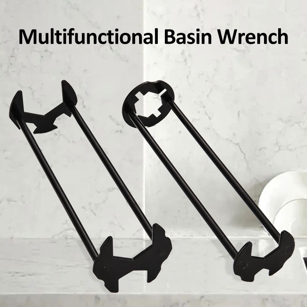 Set Under Sink Wrench Plumbers Wrench 7 Sizes Under Sink Wrench Faucet Tool Universal - Image 4